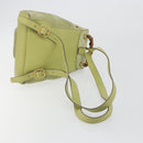 GUCCI Bamboo Backpack Suede Leather Green Gold 003 1956 0030 Auth nb201-8