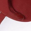 GUCCI Bamboo Rucksack Wildleder Rot Gold 003 2058 0016 Auth nb202-24