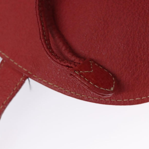 GUCCI Bamboo Rucksack Wildleder Rot Gold 003 2058 0016 Auth nb202