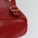 GUCCI Bamboo Backpack Leather Red Gold 003 3444 0030 Auth nb203-17