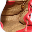 GUCCI Bamboo Backpack Leather Red Gold 003 3444 0030 Auth nb203-20
