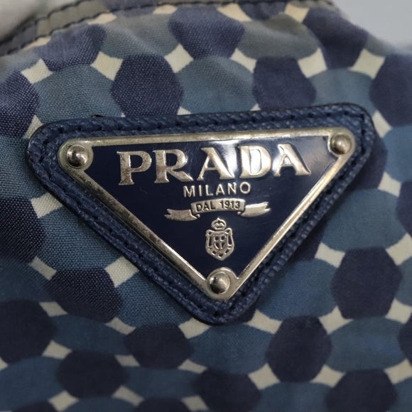 PRADA Tote Bag Nylon Blue Auth nb209