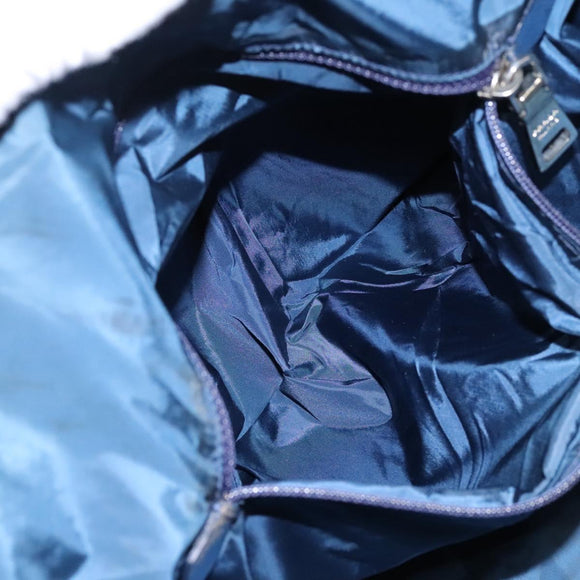 PRADA Tote Bag Nylon Blue Auth nb209