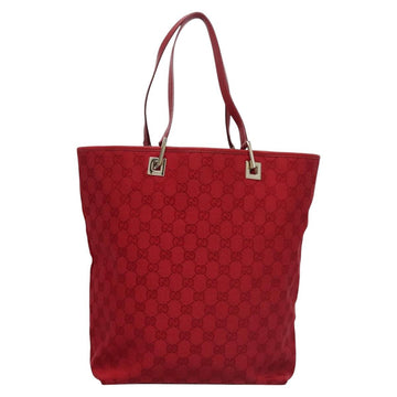 GUCCI GG Canvas Tote Bag Red gold 002 1098 Auth nb221 - 0
