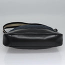 GUCCI GG Canvas Sherry Line Tote Bag Bamboo 2way Black Silver gold Auth nb227-10