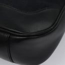 GUCCI GG Canvas Sherry Line Tote Bag Bamboo 2way Black Silver gold Auth nb227-14