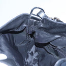 GUCCI GG Canvas Sherry Line Tote Bag Bamboo 2way Black Silver gold Auth nb227-18