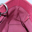 GUCCI GG Canvas Hand Bag Beige Pink gold 120844 Auth nb237-18