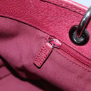 GUCCI GG Canvas Hand Bag Beige Pink gold 120844 Auth nb237-19