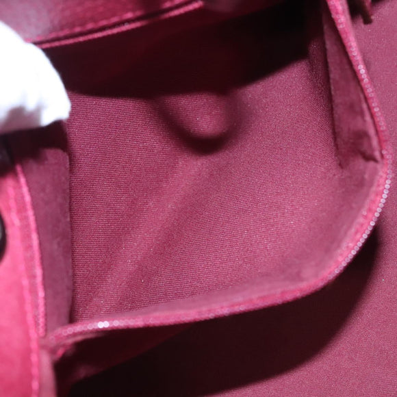 GUCCI GG Canvas Hand Bag Beige Pink gold 120844 Auth nb237