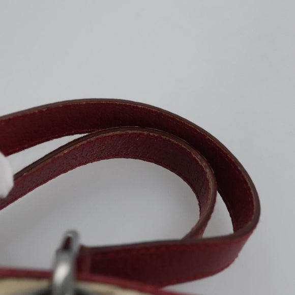 GUCCI GG Canvas Hand Bag Beige Pink gold 120844 Auth nb237