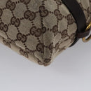GUCCI GG Canvas Tote Bag Beige Brown gold 106248 Auth nb240-16