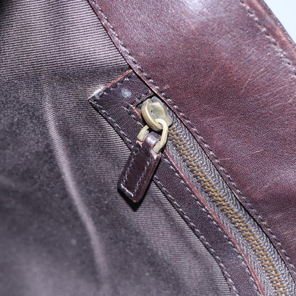 GUCCI GG Canvas Tote Bag Beige Brown gold 106248 Auth nb240