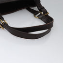 GUCCI GG Canvas Tote Bag Beige Brown gold 106248 Auth nb240-7