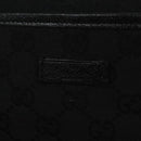 GUCCI GG Canvas Shoulder Bag Black Silver 122793 Auth nb241-17