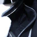 GUCCI GG Canvas Shoulder Bag Black Silver 122793 Auth nb241-22