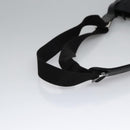 GUCCI GG Canvas Shoulder Bag Black Silver 122793 Auth nb241-7