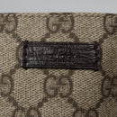 GUCCI GG Supreme Hand Bag PVC Leather Beige Silver 114600 Auth nb246-14