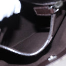 GUCCI GG Supreme Hand Bag PVC Leather Beige Silver 114600 Auth nb246-20