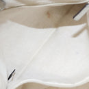 GUCCI GG Canvas Guccissima Hand Bag Leather White Gold 211944 Auth nb251-22