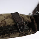 GUCCI GG Canvas Shoulder Bag Beige Brown gold 147671 Auth nb252-10