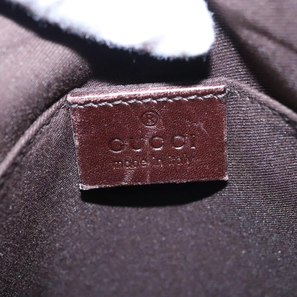 GUCCI GG Canvas Shoulder Bag Beige Brown gold 147671 Auth nb252