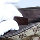 GUCCI GG Canvas Shoulder Bag Beige Brown gold 147671 Auth nb252-12