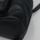 GUCCI Bamboo Backpack Leather Black Gold 003 3444 0030 Auth nb256-17