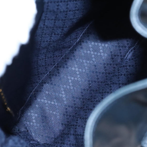 GUCCI Bamboo Backpack Leather Black Gold 003 3444 0030 Auth nb256