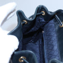 GUCCI Bamboo Backpack Leather Black Gold 003 3444 0030 Auth nb256-26