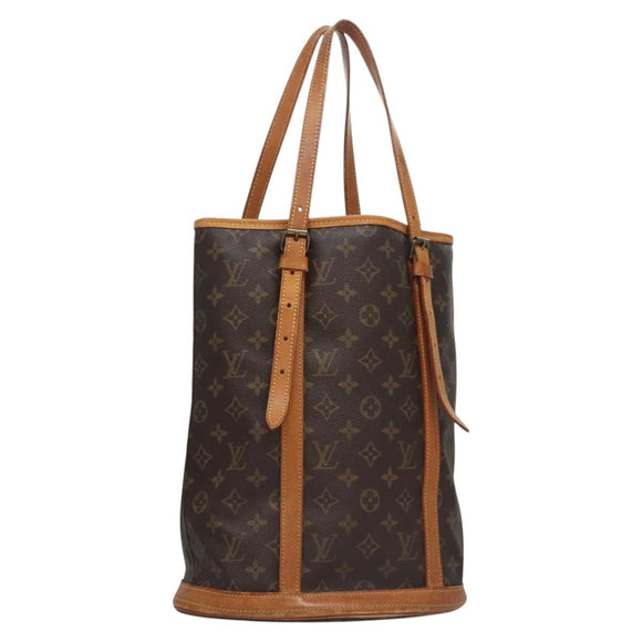 LOUIS VUITTON Monogram Bucket GM Shoulder Bag M42236 LV Auth nb263