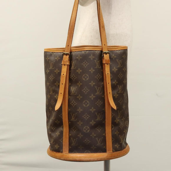 LOUIS VUITTON Monogram Bucket GM Shoulder Bag M42236 LV Auth nb263