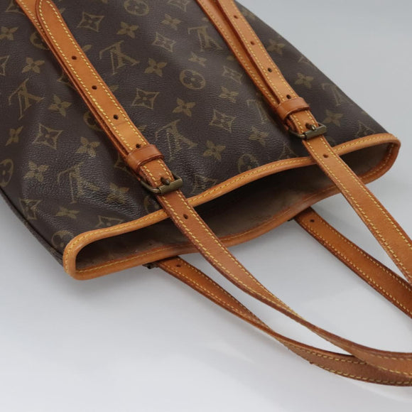LOUIS VUITTON Monogram Bucket GM Shoulder Bag M42236 LV Auth nb263