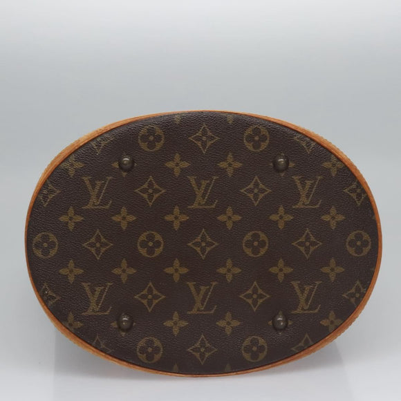 LOUIS VUITTON Monogram Bucket GM Shoulder Bag M42236 LV Auth nb263