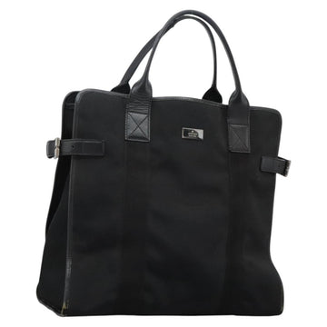 GUCCI Hand Bag Canvas Black 115517 Auth nb281