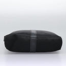 HERMES Acapulco Basas MM Shoulder Bag Nylon Black Auth nb282-5