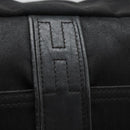 HERMES Acapulco Basas MM Shoulder Bag Nylon Black Auth nb282-18