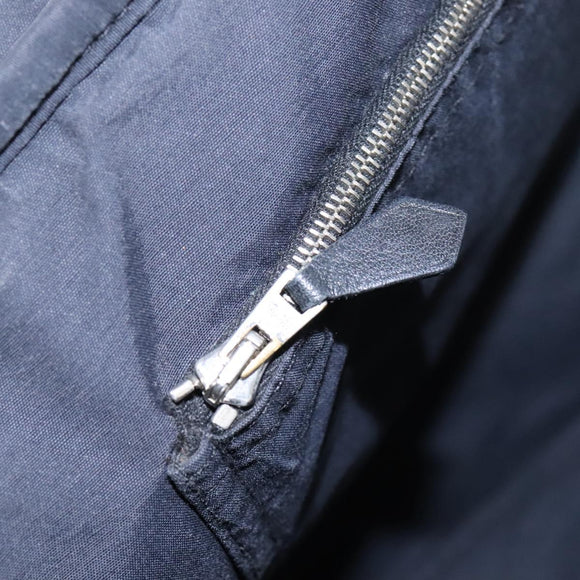 HERMES Acapulco Basas MM Shoulder Bag Nylon Black Auth nb282