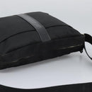 HERMES Acapulco Basas MM Shoulder Bag Nylon Black Auth nb282-6