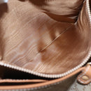 CELINE Macadam Canvas Tote Bag PVC Beige Gold Auth nb284-11