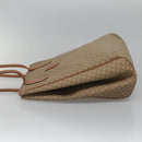 CELINE Macadam Canvas Tote Bag PVC Beige Gold Auth nb284-3