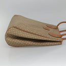 CELINE Macadam Canvas Tote Bag PVC Beige Gold Auth nb284-4