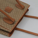 CELINE Macadam Canvas Tote Bag PVC Beige Gold Auth nb284-6