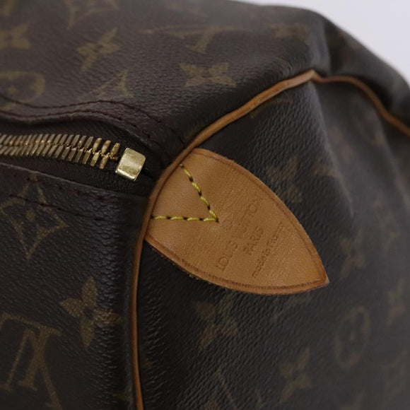 LOUIS VUITTON Monogram Keepall 45 Boston Bag M41428 LV Auth nb290