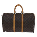 LOUIS VUITTON Monogram Keepall 45 Boston Bag M41428 LV Auth nb290-13