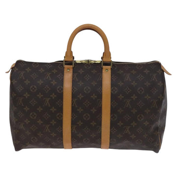 LOUIS VUITTON Monogram Keepall 45 Boston Bag M41428 LV Auth nb290 - 0
