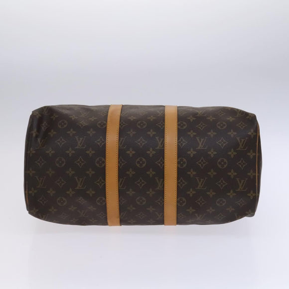 LOUIS VUITTON Monogram Keepall 45 Boston Bag M41428 LV Auth nb290