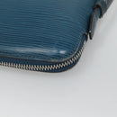LOUIS VUITTON Epi Organizer Atholl Clutch Bag Blue M60731 LV Auth nb291-15