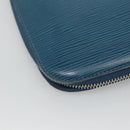 LOUIS VUITTON Epi Organizer Atholl Clutch Bag Blue M60731 LV Auth nb291-16