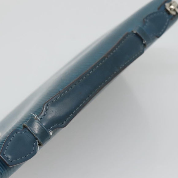 LOUIS VUITTON Epi Organizer Atholl Clutch Bag Blue M60731 LV Auth nb291